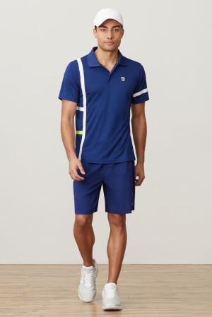 FILA Plr Singles Polos White,Mens Tennis | CA.OHNSCL684